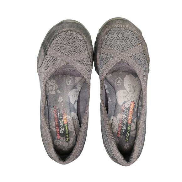 Skechers Shoes Womens 6 Slip On Relaxed Fit Biker Skim Sneaker Loafer Comfort - Picture 6 of 11